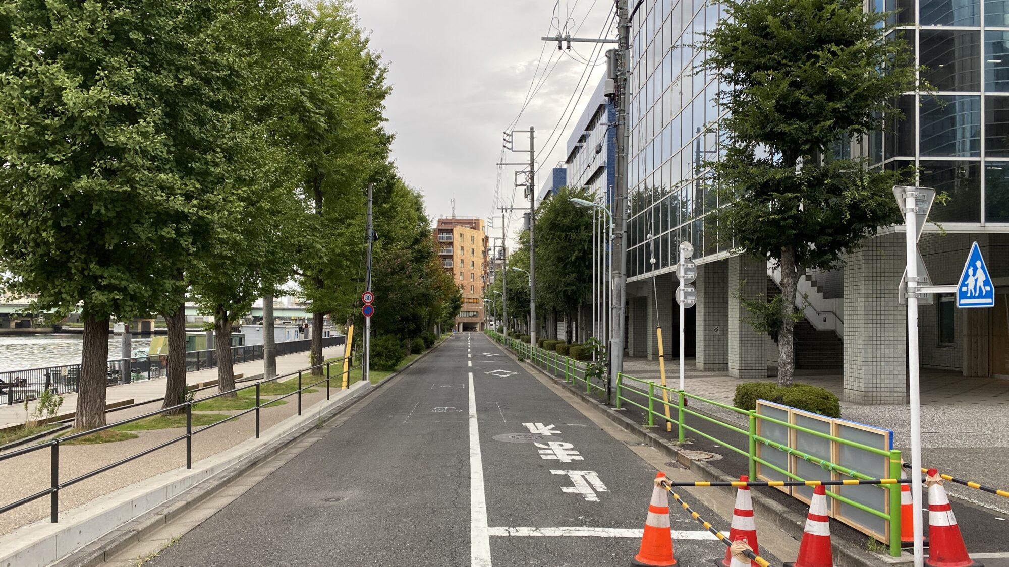 晴海1丁目 道路